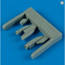 Quickboost 48409 1/48 Yak-38 Forger A Air Scoops For Hobby Boss Accessories Kit