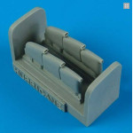 Quickboost 48423 1/48 Hawker Hurricane Mk I Exhaust For Italeri Accessories Kit
