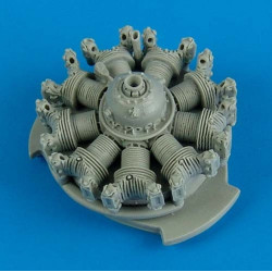 Quickboost 48459 1/48 T-28 Trojan Engine For Roden Accessories For Aircraft