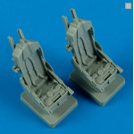 Quickboost 48489 1/48 F-5f Tiger Ii Ejection Seats W/ Safety Belts For Afv Club