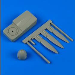 Quickboost 48567 1/48 Fw Ta 152c Propeller W/Tool For Hobby Boss Accessories Kit