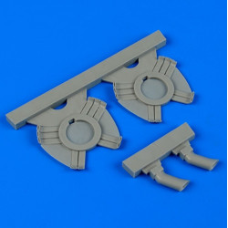 Quickboost 48571 1/48 Ki-45 Nick Exhaust For Hasegawa Accessories For Aircraft