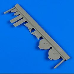 Quickboost 48592 1/48 N1k1 Shiden Undercarriage Covers For Hasegawa Accessories