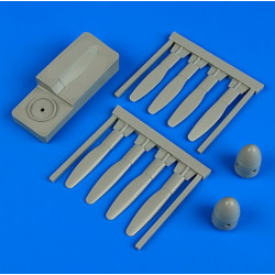 Quickboost 48642 1/48 P-61a Black Widow Propeller W/Tool For Hobby Boss