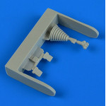 Quickboost 48722 1/48 Su-25k Frogfoot Control Lever And Pedals For Kp Or Smer