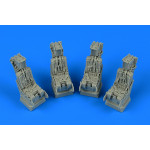Quickboost 48754 1/48 Ea-6b Prowler Ejection Seats With Safety Belts Accessories