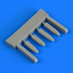 Quickboost 1/48 Spitfire Mk.IX machine gun blanking caps type A for Eduard 48792 Quickboost 1/48 Spitfire Mk.IX machine gun blanking caps type A for Eduard 48792