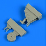 Quickboost 48805 1/48 Douglas A-1j Skyraider Tailwheel For Tamiya