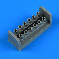 Quickboost Qb48964 1/48 Curtiss P-40b Warhawk Exhaust Accessories Kit