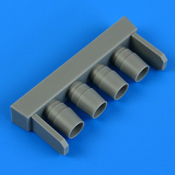 Quickboost 48986 1/48 Ia 58 Pucara Exhaust For Kinetic Accessories For Aircraft