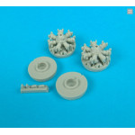 Quickboost 72030 1/72 B-25 Mitchell Engines For Hasegawa Accessories Kit