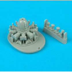 Quickboost Qb72039 1/72 Messerschmitt Bf 109g-10 Air Intake And Tail Wheel For Revell