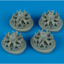 Quickboost 72140 1/72 B-24d Liberator Engines For Hasegawa Accessories Kit