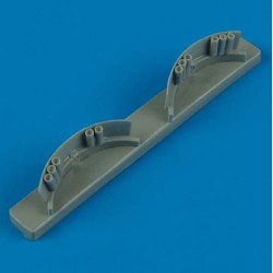 Quickboost Qb72254 1/72 Douglas A-1 Skyraider Exhaust For Hasegawa