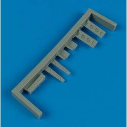 Quickboost Qb72298 1/72 Curtiss P-40 Warhawk Undercarriage Covers For Academy