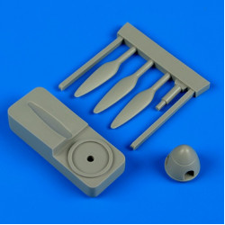 Quickboost 72422 1/72 Ju 87b/R Stuka Propeller W/Tool For Fujimi