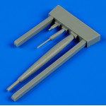 Quickboost 72464 1/72 Mig-15bis Gun Barrels For Eduard Accessories Kit