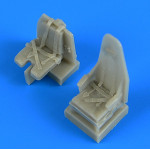 Quickboost 72550 1/72 Mosquito Seats With Safety Belts For Tamiya Accessories