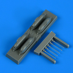 Quickboost 72659 1/72 Bf 109g-6/R6 Cannon Pods For Tamiya Accessories Kit