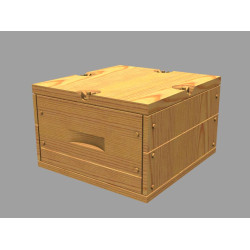 Panzer Art Re35-379 1/35 Us Ammo Boxes For 0,5 Ammo Wooden Pattern