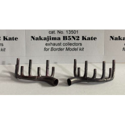 Rexx13501 1/35 Exhaust Collectors For Nakajima B5n2 Kate For Border Model Kit