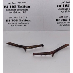 Rexx 32073 1/32 Bf 108 Taifun Exhaust Collectors For Eduard Kit