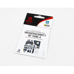 Red Fox Qs48023 1/48 Messerschmitt Bf 109k-4 3d Acrylic Instrument Panel