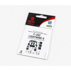 Red Fox Qs-48203 1/48 Lockheed Martin F-35c Lightning Ii 3d Acrylic Instrument Panels