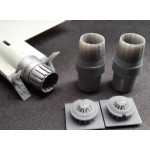 Rise144 Models Rm011 1/144 Pw 100 Nozzle Open For F-16 2 Types Resin Kit For Revell