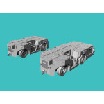 Rise144 Models Rm085 1/144 Usn Stt Towing Tractor A/S32a-49 Long And Short Vers