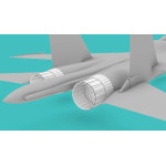 Rise144 Models Rm086 1/144 Su-27 Exhaust Open Version For Trumpeter Kit