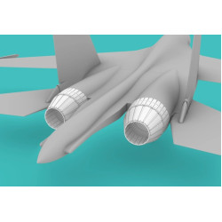 Rise144 Models Rm087 1/144 Su-27 Exhaust Close Version For Trumpeter Kit