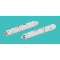 Rise144 Models Rm097 1/144 B-13l Rocket Pods 6x Aircraft Accessories