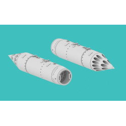 Rise144 Models Rm098 1/144 B-8m1 Rocket Pods 8x Aircraft Accessories