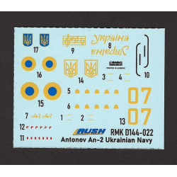 Rush Model Kits D144022 1/144 Antonov An-2 Ukrainian Navy