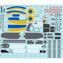 Rush Model Kits D48032 1/48 Westland Sea King Has 5 Ukrainian Naval Forces Painting Masks