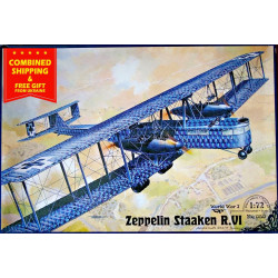 Roden 050 1/72 Zeppelin Staaken R.vi Aviatik 52/17 German Fighter-biplane