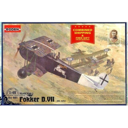 Roden 421 1/48 Fokker D.vii Albatros Built Early Germany Fighter Wwi