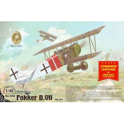 Roden 424 1/48 Fokker D.vii Albatros Built Late German Light Fighter Wwi