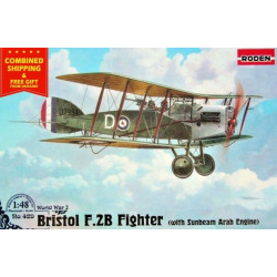 Roden 429 1/48 Bristol Fighter F.2b W/Sunbeam Arab British Aircraft Ww I