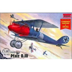 Roden 613 1/32 Pfalz D.iii German Biplane-fighter Wwi Plastic Model Kit