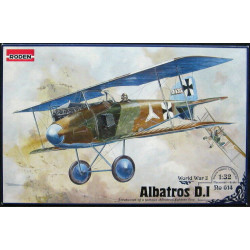 Roden 614 1/32 Albatros D.i German Wwi Fighter Plastic Model Kit