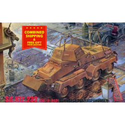 Roden 704 1/72 Sd.kfz 232 German Heavy Armored Car Wwii Plastic Model Kit