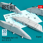 Reskit RS48-0338 - 1/48 - Pivot pylons for F-111 (A, C, D, E, F) (4 pcs)