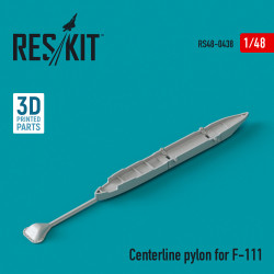 Reskit Rs48-0438 1/48 Centerline Pylon For F-111 3d Printing Model Kit