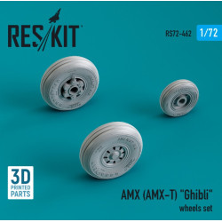 Reskit Rs72-0462 1/72 Amx Amx T Ghibli Wheels Set 3d Printed