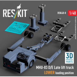 Reskit Rsk48-0008 1/48 Mhu 83 D E Late Lift Truck Lower Loading Position 3d Printed Model Kit