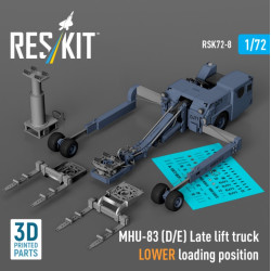 Reskit Rsk72-0008 1/72 Mhu-83 D/E Late Lift Truck Lower Loading Position 3d Printed Model Kit