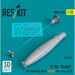 Reskit Rsu32-0146 1/32 D704 Buddy Air Refueling Store Early 1pcs A4 A6 A7 3d Printed