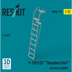 Reskit Rsu32-0171 1/32 F 105d Thunderchief Access Ladder 1pcs 3d Printed